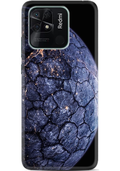Xiaomi Redmi 10C Kılıf Resimli Desenli Silikon Platinium Series Neptune 1812