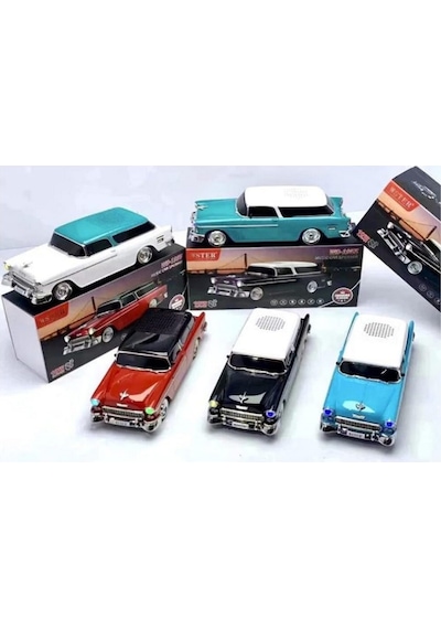 Wster Chevrolet WS-1955BT Belair 1955 Model Araba Bluetooth Hoparlör