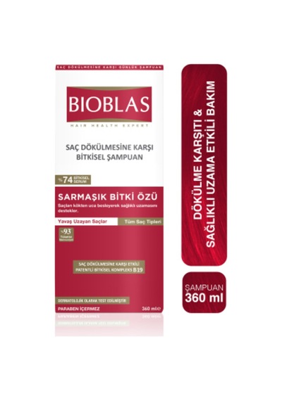Bıoblas Yavaş Uzayan Saçlar İçin Şampuan 360 Ml