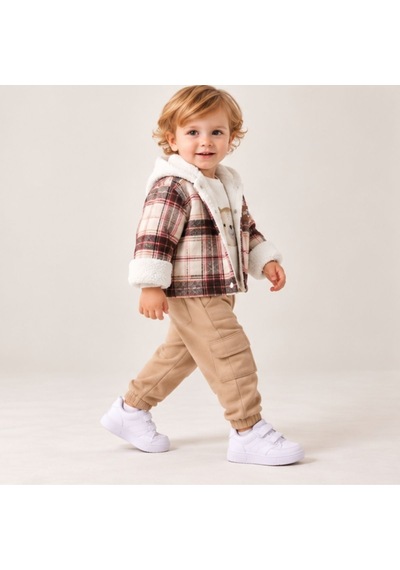 Maxx Kelın Erkek Bebek Ekose Oduncu Gömlek Welsoft Astarlı 3'lü Takım Bordo Bej 9-12-18 Ay Maxx Kelın Erkek Bebek Ekose Oduncu Gömlek Welsoft Astarlı 3'lü Takım Bordo Bej 9-12-18 Ay