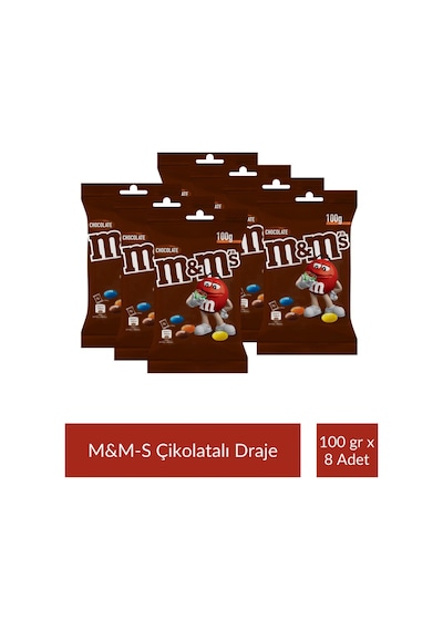 M&m's Çikolatalı Draje 100 Gr X 8 Adet