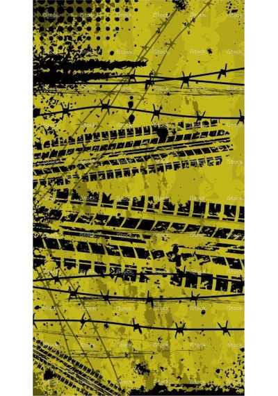 Buffalo Bandana Dark Yellow Siyah