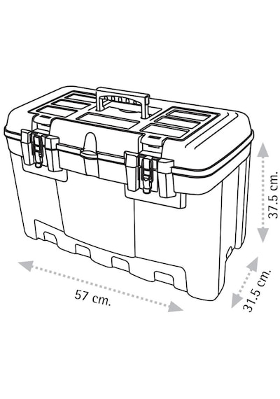 Super Bag Asr-2022 22 İnç Takım Çantası - Metal Kilitli