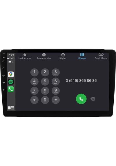 Skoda Fabia Android Multimedya Sistemi 2007-2014 Crv-4819xd 9"