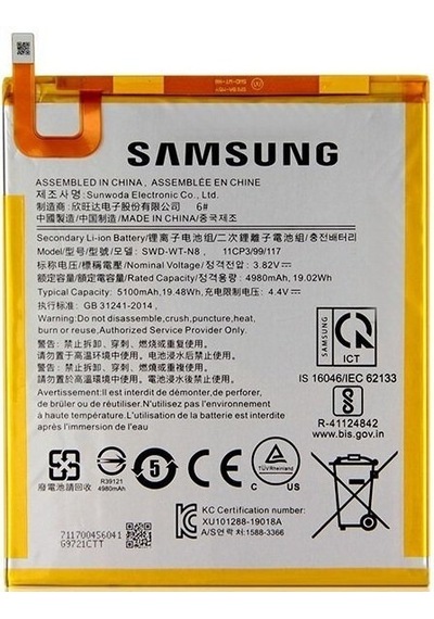 Samsung Uyumlu Sm-T290 Galaxy Tab A 8 için Tablet Bataryası