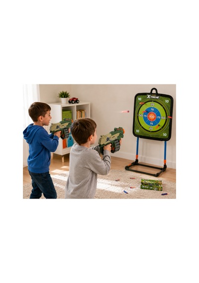 8 Dart Mermili Sünger Mermi Atan Oyuncak Tabanca Revolver Modeli 3+ Yaş