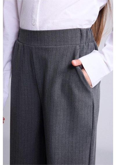 Defacto Kız Çocuk Wide Leg Pantolon G6350a826spgr211 Gri-gr211