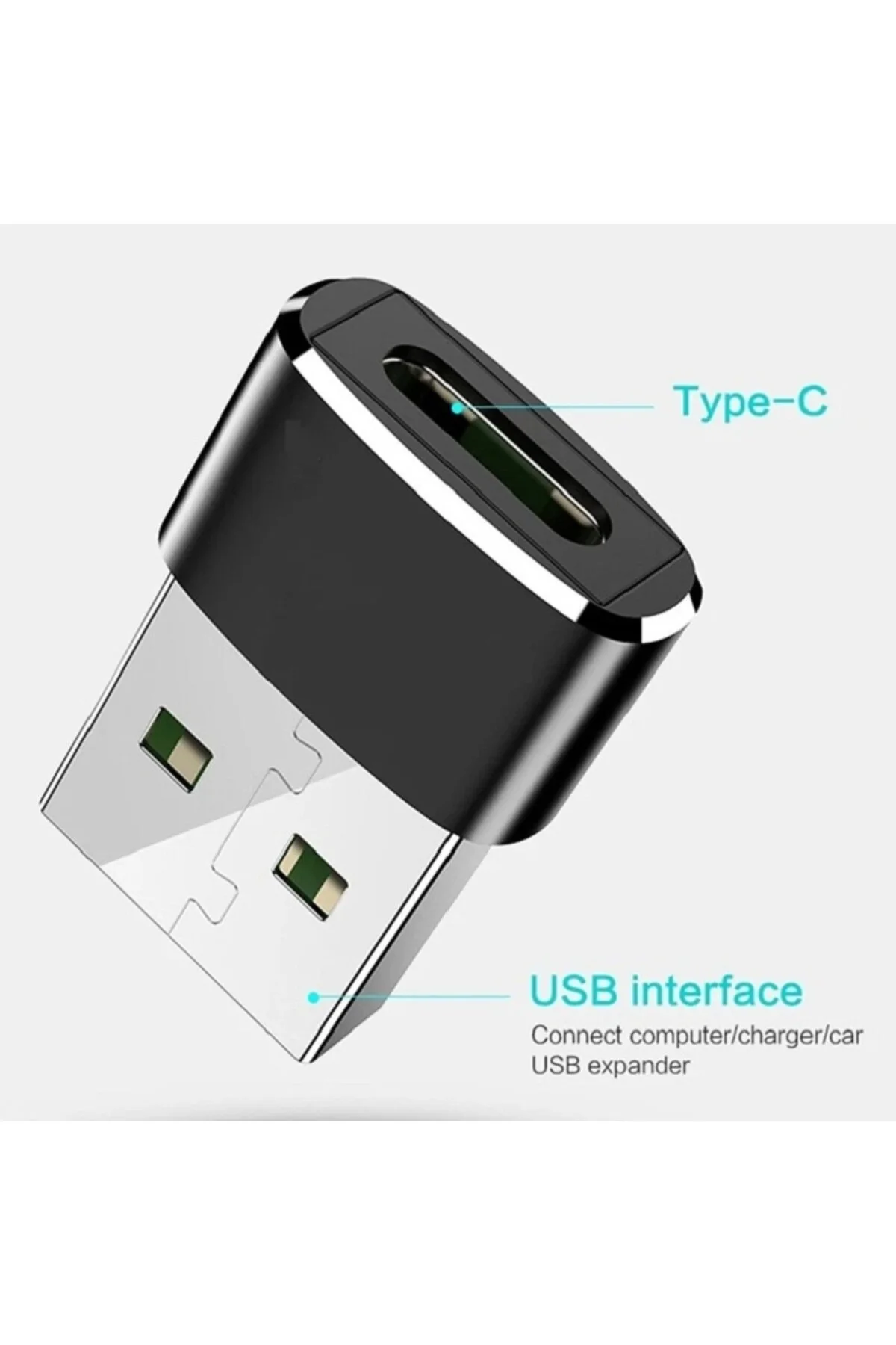 Type-c To Usb Yüksek Hızlı Usb C Tipi Kadın Usb Tip A Erkek Hızlı Şarj Data Otg Adaptör Dönüştürücü