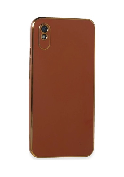 Xiaomi Redmi 9a Uyumlu Kılıf Volet Silikon - Kırmızı