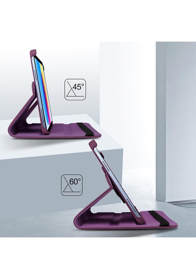 Apple Uyumlu iPad, A16 11.nesil A3354-a3355 360 Dönebilen Pu Deri Standlı Tablet Kılıfı Kapaklı Kılıf