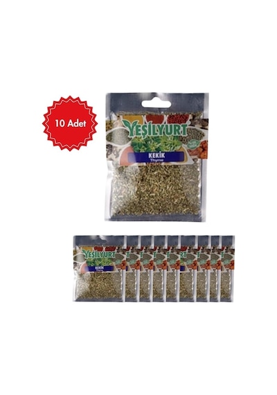 Bulunamadı Yeşilyurt Kekik 25 G Doğal Ve Katkısız Baharat X 10 Adet
