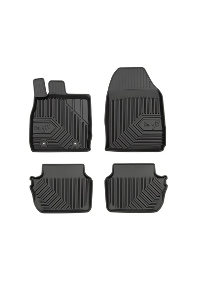 Ford Fiesta VI Sürücü taraf klips mesafesi 25,5cm 2008-2017 Arası Uyumulu Havuzlu Paspas
