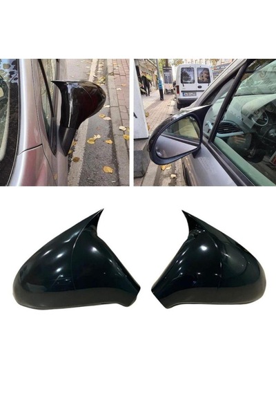 Ebal Otomotiv Peugeot 207 Batman Yarasa Ayna Kapağı Piano Black 2006-2012