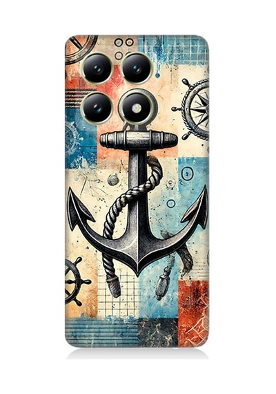 Xiaomi 14t Pro Uyumlu Çapanın Gücü Kompozisyonu Desenli Silikon Kılıf Çok Renkli