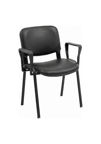 Ofisbazaar Form Siyah Deri Kolçaklı Misafir Sandalyesi Metal Ayaklı Ergonomik Bekleme Ve Toplantı Sandalyesi Siyah Siyah Ofisbazaar Form Siyah Deri Kolçaklı Misafir Sandalyesi Metal Ayaklı Ergonomik Bekleme Ve Toplantı Sandalyesi Siyah Siyah