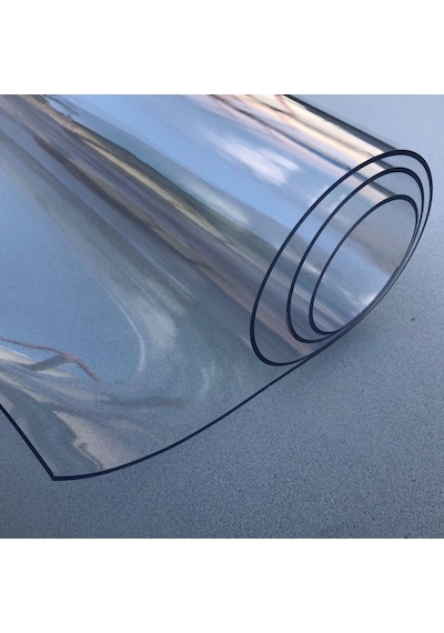 Şeffaf Pvc 2,0 Mm Kalın Masa Örtüsü Kaymaz Koruyucu