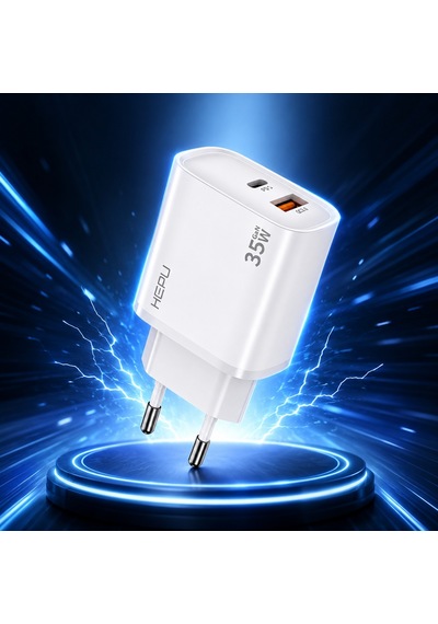 Hepu Hp-c30 35w Gan Hızlı Şarj Adaptörü Type-c Kablo Dahildir