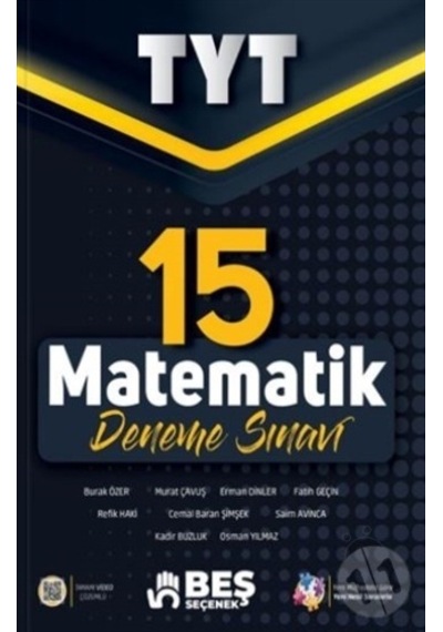 Beş Seçenek Yks Tyt Matematik 15 Deneme Sınavı Video Çözümlü