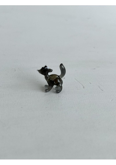 El Yapımı Mini Murano Cam Kedi Biblo A115-04