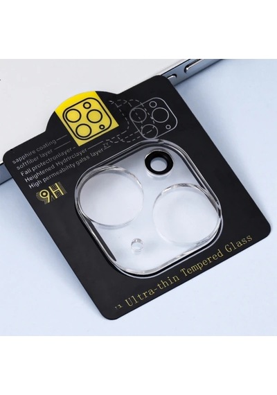 Ally iPhone Uyumlu 14 -14 Plus 3d Full Tempered Glass Cam Kamera Koruyucu- 5775