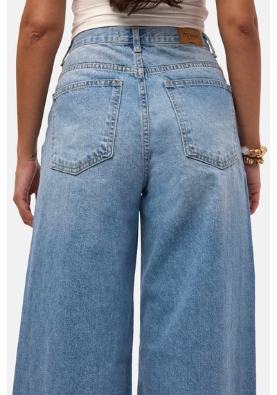 Itsbasic Kadın Kot Rengi 2s6-3 Palazzo Baggy Fit Kemer Detaylı Tasarım Denim Jean Mavi Itsbasic Kadın Kot Rengi 2s6-3 Palazzo Baggy Fit Kemer Detaylı Tasarım Denim Jean Mavi