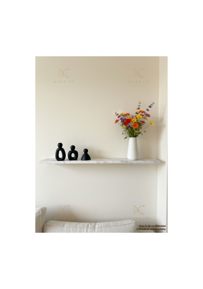 3'lü Aile Biblosu Mat Siyah Oval Figür Seti Soyut Heykel Modern Minimalist Dekoratif Ev Hediyes 05