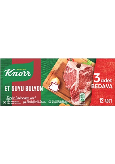 Knorr Et Bulyon 12'li 120 Gr X 7 Adet