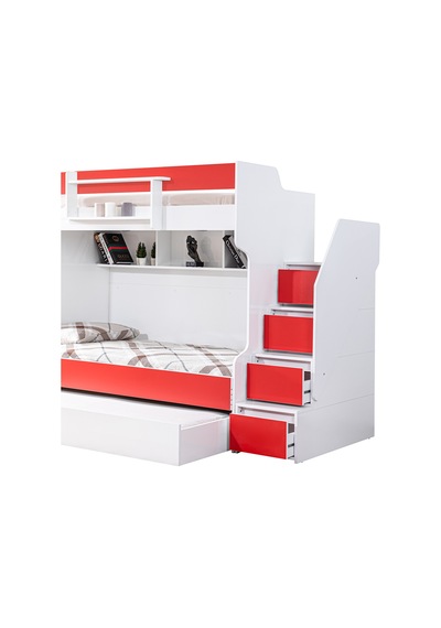 Ranza, Cesur Yavrulu Ranza - Kırmızı 3 Adet Comfort Yatak 90 X 190 CM