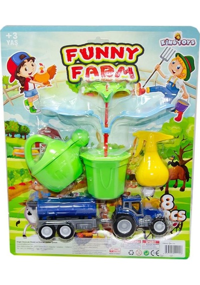 ENG-1115 Traktörlü Funny Farm - King Toys