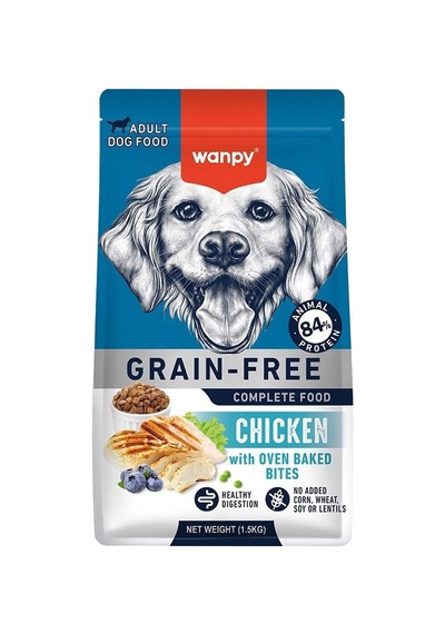 Tavuklu Tahılsız Yetişkin Köpek Maması 1,5kg