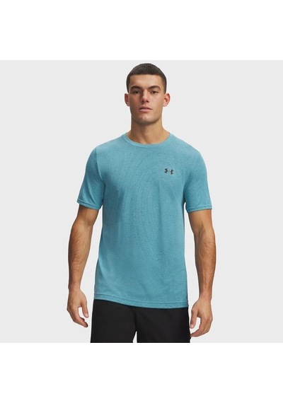 Under Armour Vanish Seamless Novelty Erkek Mavi Polo Yaka Tişört