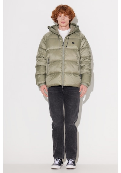 Lee Regular Fit Normal Kesim Kapüşonlu Açık Yeşil Şişme Mont L232213299 Açık Yeşil