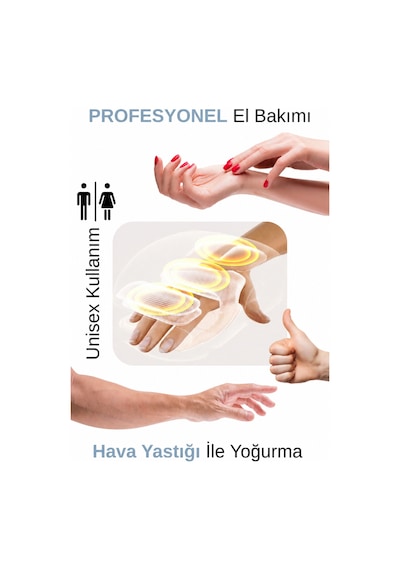 Isıtmalı Ve Titreşimli Akıllı El Masaj Aleti - Şarjlı Hava Yastıklı Masaj Cihazı Diğer