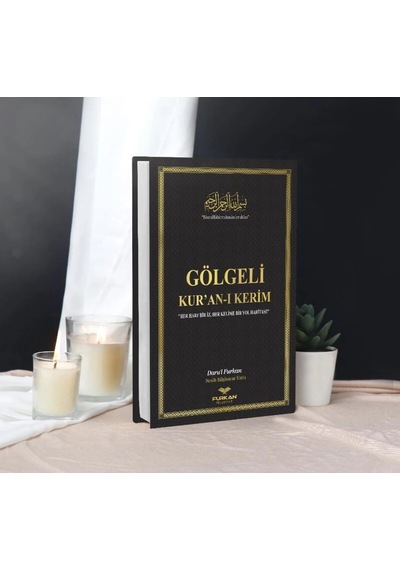 Furkan Gölgeli Kalemle Yazılabilen Kuranı Kerim 15775 Orta Boy Siyah Renk