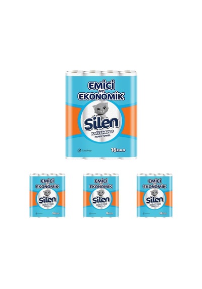 Silen Kağıt Havlu 16'lı 4 Paketi
