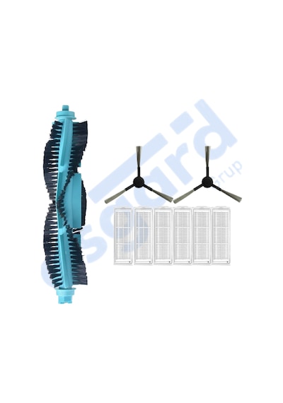 Viomi Se , V2 Pro-max , V3,v3 Pro Uyumlu 1 Ana Fırça 2 Yan Fırça 6 Filtre Pkt-iasgf0001215