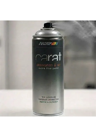 Carat Sprey Boya Parlak Alüminyum Gri Ral 9006 400 Ml Diğer