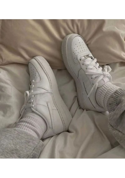 Happy Valentines Sneaker Rahat Taban Yeni Sezon Ayakkabı Ekru