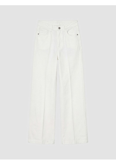 Lcw Comfort Ekru Wideleg Kadın Jean Pantolon