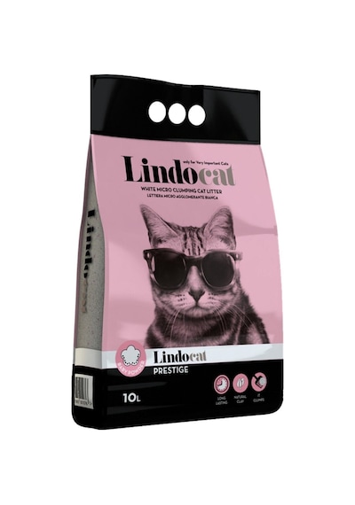 Lindo Cat Pudralı + Marsilya Sabunlu Kedi Kumu 10 L