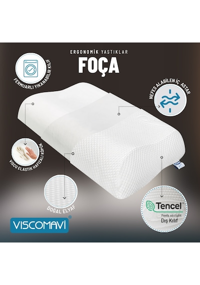 Viscomavi Foça Ergonomik Visco Yastık
