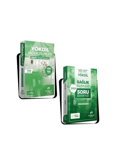 Modadil Yökdil Sağlık 2'li Hazırlık Seti Modadil Yayınları