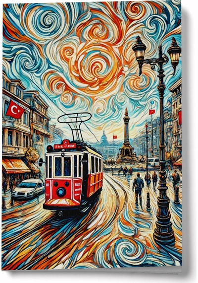 Bir Taksim Rüyası Mini Defter Çok Renkli