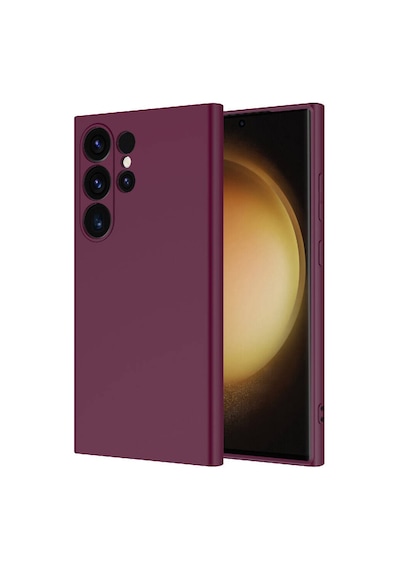 Galaxy Uyumlu S24 Ultra Kılıf Yumuşak Silikon Kamera Korumalı Lansman Pazarplus Koyu Yeşil