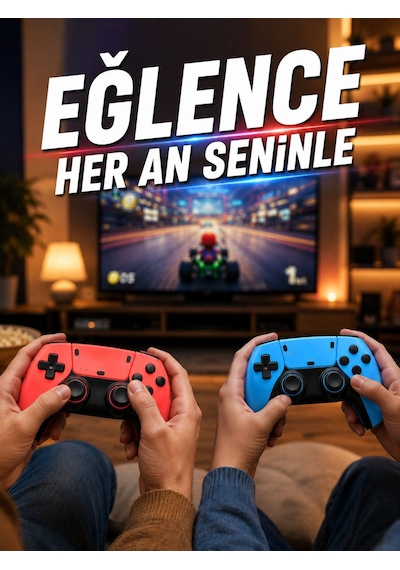 Retro Oyun Konsolu Hdmı Destekli Kablosuz Oyun Kolu İle Oyun Keyfi Diğer