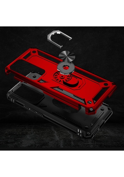 Xiaomi Mi 12t Pro Kılıf Yüzüklü Zırh Tank Vega