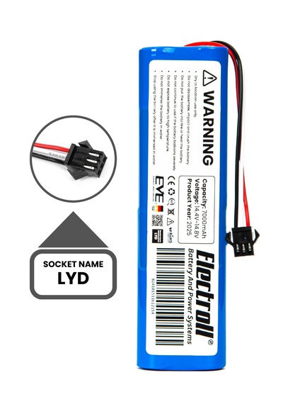 Lydsto R1 Vacuum Uyumlu Batarya Maksimum Kapasite 7000mah
