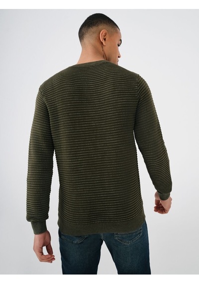 LOFT Regular Fit Erkek Kazak Lf2036897 Q1.v1 Haki