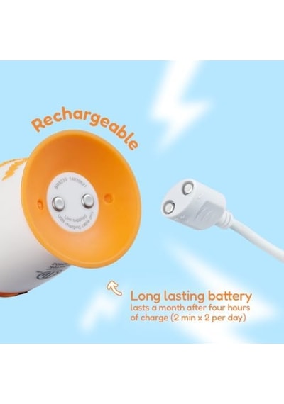 Baby Sonic Brush-baby Wildones Kaplan Desenli Çocuk Şarjlı Elektrikli Diş Fırçası, Zamanlayıcılı
