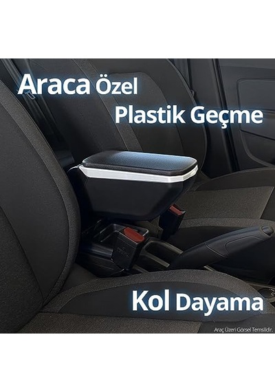 Cross Auto Accessorıes Renault Clio 5 2019 Sonrası İle Uyumlu Geçmeli Kolçak, Kol Dayama - A+ Kalite
